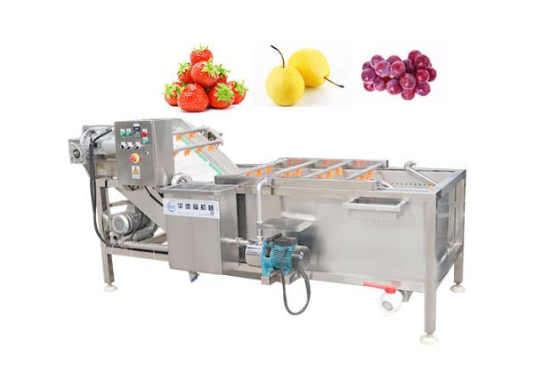 Buy cheap SUS304 Bubble Washing Machine Vegetable And Fruit 500kg/H Food Cleaning Machine from wholesalers
