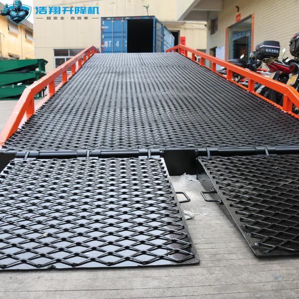 Buy cheap 10 Tons Hydraulic Dock Ramp Car Steel Cargo Portable Yard Ramp from wholesalers