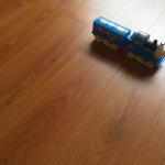 Click Installation 12mm Plank Floor Stepping Laminated Glass Arctic Oak Wood for