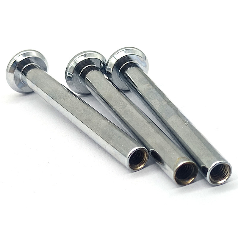 Carbon Steel CNC Turning Parts Long Aluminum Rivets Pan Head