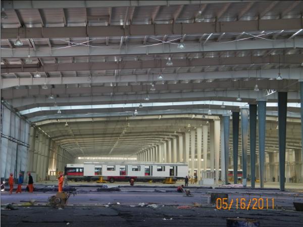 Buy cheap Anti Earthquakes Z Shaped Q235 Prefabricated Steel Warehouse Construction from wholesalers