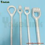 Forged Thimble Eye Anchor Rod Earth Screw Anchor Rod Hot dip galvanized