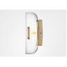 Buy cheap Modern Wall Indoor Led Bedside Hotel Gold Small Glass Wall Lamp from wholesalers