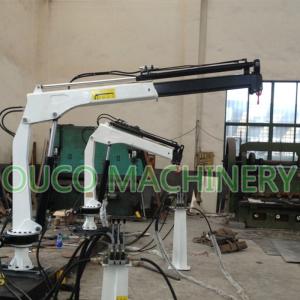 China 0.35T 3.5M Small Yacht Crane For Deck Cargo Lifting on sale