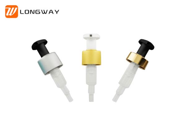 Buy cheap Silver Aluminium Body Lotion Dispenser Pump Top / Soap Dispenser Pump Head from wholesalers