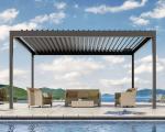 Bioclimatic Pergola Electric Patio Aluminum Waterproof Garden Outdoor Blinds