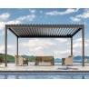 Buy cheap Outdoor garden remote control luxury canopy waterproof rain shuttered roof from wholesalers