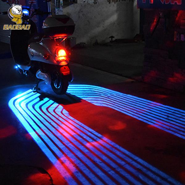 Buy cheap Blue Red White Angel Wing Projection Motorcycle External LED Spotlight from wholesalers