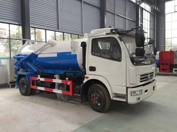 Buy cheap 120hp Sewer Jetter Truck , Dongfeng Suction Sewage Truck 8 Ton 8cbm from wholesalers