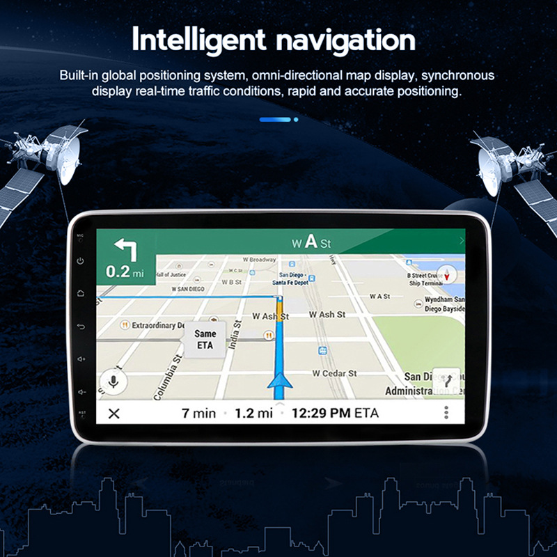 Universal 1 Din Car Multimedia Player 10inch Screen Autoradio Stereo Video Carplay GPS WiFi Auto Radio Android Car DVD