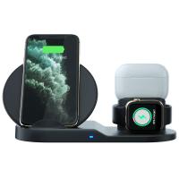 Buy cheap 5W 7.5W 10W Custom Wireless Charger 3 In 1 ABS Phone Charging Dock product