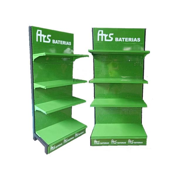 Buy cheap Green Shelf Factory Price single side steel supermarket shelves from wholesalers