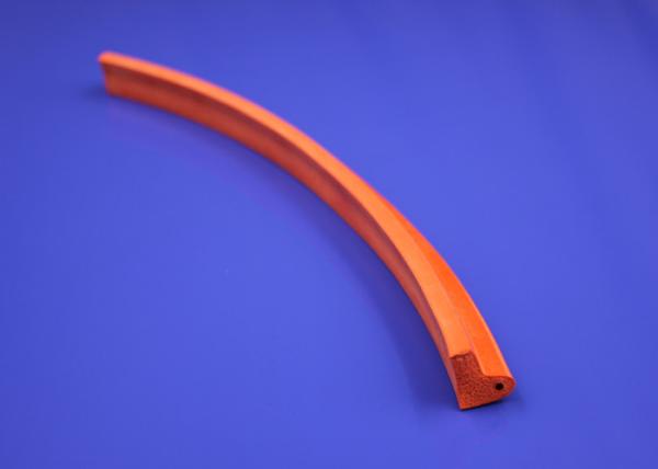 Buy cheap Commercial Standard Red Perforated Silicone Sponge Rubber Strips Jointless Surface from wholesalers