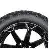 Buy cheap Golf Cart 14 Inch Glossy Black Wheels and 22x10-14 DOT Tires with Center Cap and Lug Nuts from wholesalers