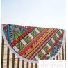 Buy cheap Adults Colorful Round 100 cotton beach towels Large Size 150cm Dry Fast from wholesalers