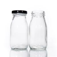 Buy cheap 200ml Recycled Glass Milk Bottle Beverage Packaging OEM product
