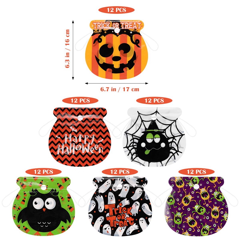 Eco Friendly Plastic Packaging Treat Bags Waterproof For Holiday Party