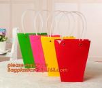 custom printed PE soft loop handle shopping plastic bag/Heat Seal Boutique Store