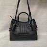 Buy cheap Authentic Crocodile Leather Women Large Handbag Female Single Shoulder Bag Genuine Alligator Skin OL Lady Working Purse from wholesalers