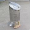 Buy cheap Perforated 30L Stainless Steel Outdoor Trash Can from wholesalers
