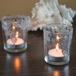 glass candle holder show