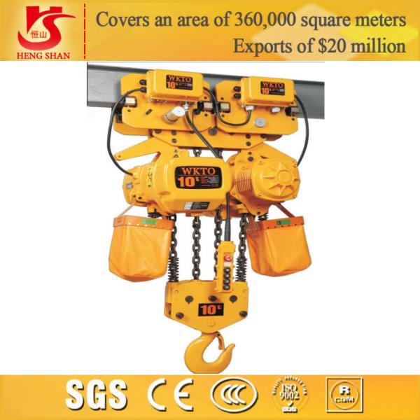 Buy cheap Electric lifting 10 ton chain hoist from wholesalers
