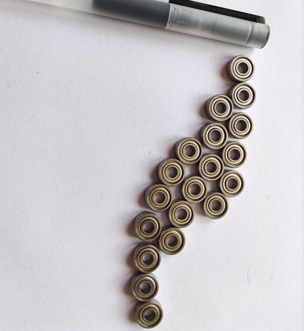 OEM 624ZZ 607ZZ 608ZZ Mini Ball Bearing Rollers For Skateboard