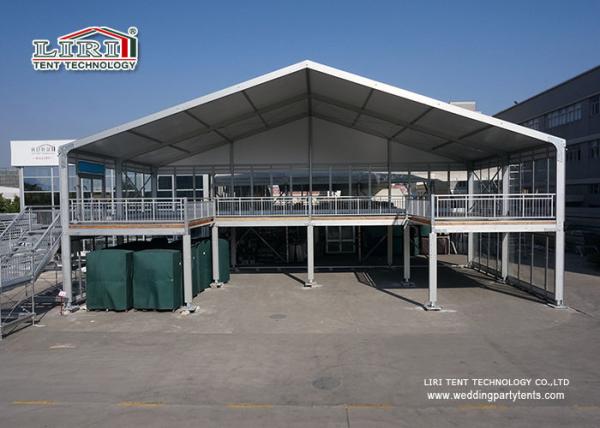 Buy cheap Glass / ABS Soild Wall Two Storey Tent Outdoor Event Tents 204X120X4mm from wholesalers