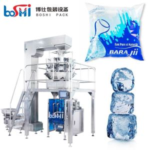 China Vertical Automatic Ice Cube Packing Machine 500G 1000G 2000G on sale