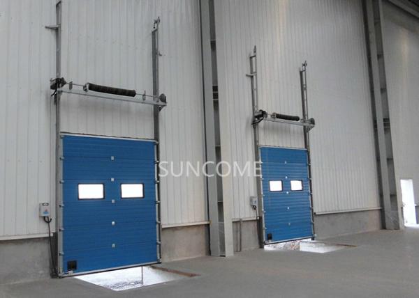 Buy cheap Galvanized Steel Frame High Speed Sectional Doors High frequency Motor from wholesalers