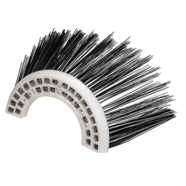 Hard Wearing Steel Wire Brush Sweeping Brush With White Plastic Broom Head For