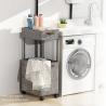 Buy cheap 3 Tiers Japanese Bathroom Organizer Storage Rack With Woven Baskets from wholesalers