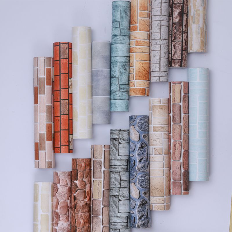 Modern Style PVC Natural Embossed Wood Grain Self Adhesive Decorative Wallpaper Sticker oak wood wallpaper