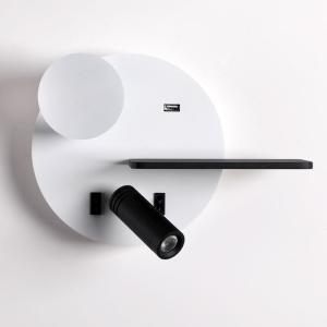 Wholesale Bedside reading wall lamp acrylic ball USB wireless charger bedroom bed board light living Bedhead wall light for hotel from china suppliers