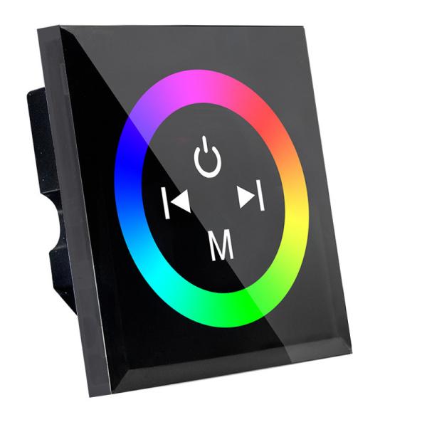 Buy cheap 86 Type LED Strip Dimmer Controller With Full Touch Glass Panel from wholesalers