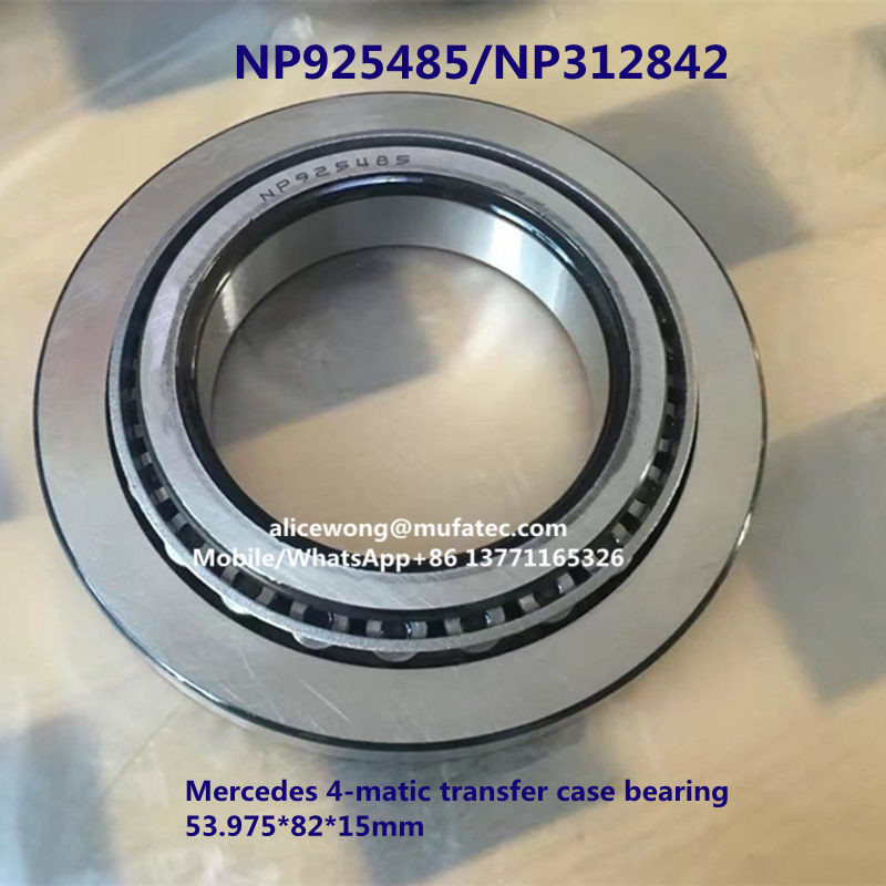 NP925485/NP312842 Mercedes 4 Matic Gear Box Bearings 53.975X82X15mm Tapered Roller Bearings