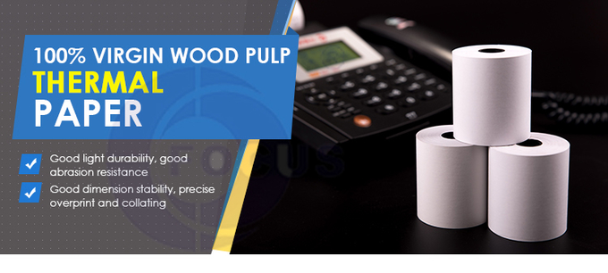 Blue And Black Imaging Jumbo Thermal Paper Roll With 5-7 Years Image Life
