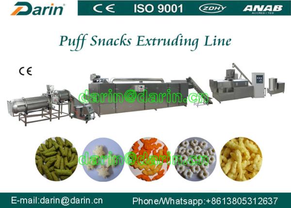 Buy cheap Snack Corn Puff Extruder Machine / puffed grain machine for Wheat , rice from wholesalers