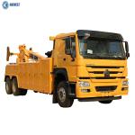 Speed 80Km/H SINOTRUK HOWO 20 Ton 6x4 Road Recovery Wrecker Special Purpose