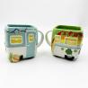 Buy cheap 16oz Personalized Present Kids Folk Art ceramic Material Coffee Mug Bus Cartoon Cup For Hot Drink from wholesalers