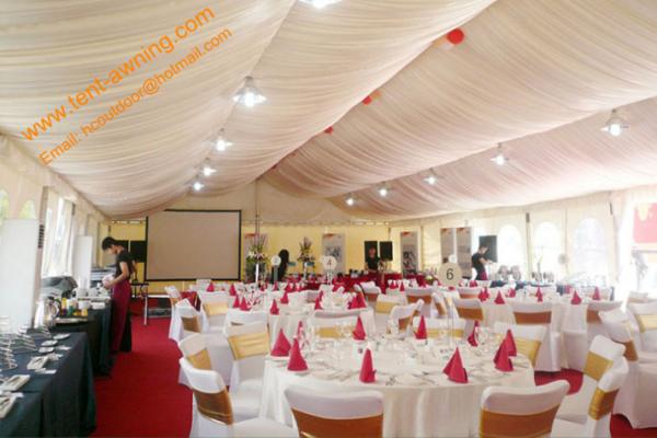 Buy cheap Event Party Waterproof Indian Wedding Tent Aluminum Structure Fire Retardant Marquee from wholesalers