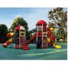 Buy cheap 120cm Fall Height Plastic Slide Playground 20 Persons Capacity from wholesalers