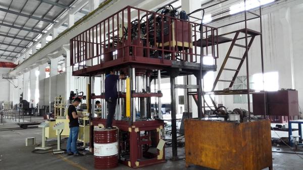 Buy cheap Aluminium 4140mm Hydraulic Stretching Machine 380V Deep Drawing Press from wholesalers