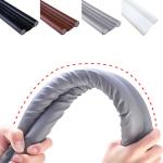 Colored Wooden Door Sound Insulation And Collision Sealing Strips Dust Gasket