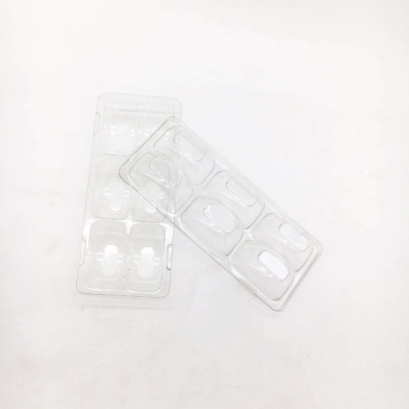 Custom Macaron Clear Tray Macaron Recyclable Packaging Transparent Box 6pcs Insert Plastic Macaron Chocolate Tray