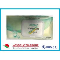 Buy cheap Pre-Moisted Rinse Free Adult Washcloth / Wipes / Towel With Natural Formula product