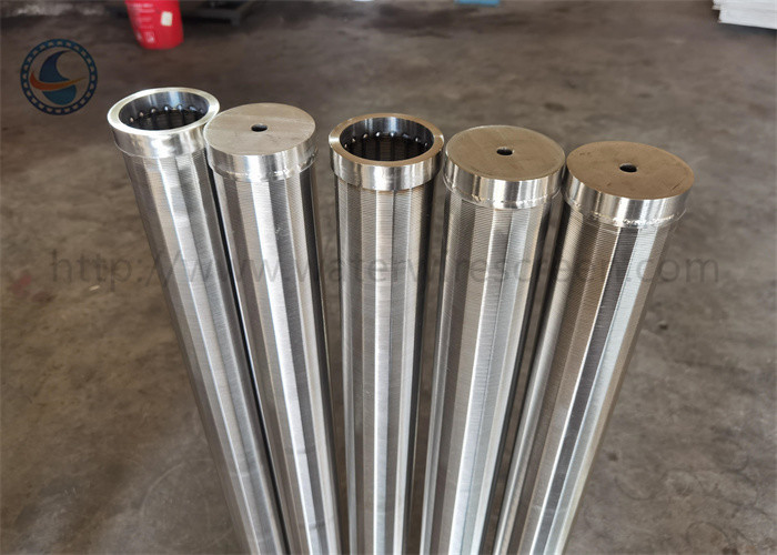 Iso9001 Certified Stainless Steel Wound Screen 0.025mm-20mm Slot Size