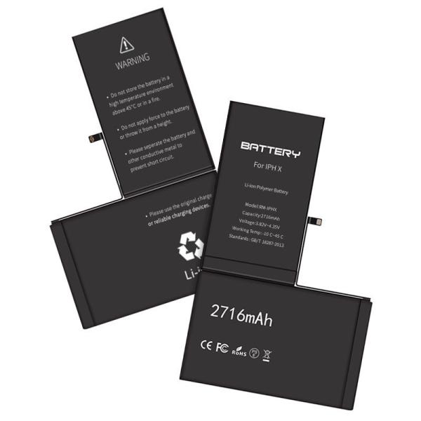 Buy cheap genuine original mobile phone replacement battery for iphone X with wholesale price from wholesalers
