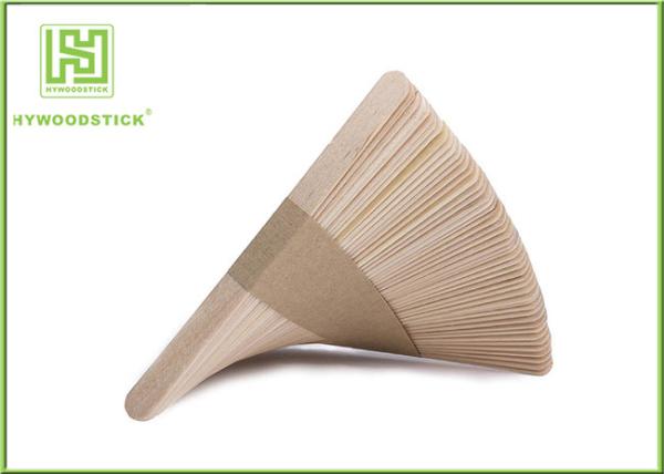 Buy cheap Waxed Beveled Edge Ice Cream Wooden Sticks Machine Use 50pcs / Bundle from wholesalers