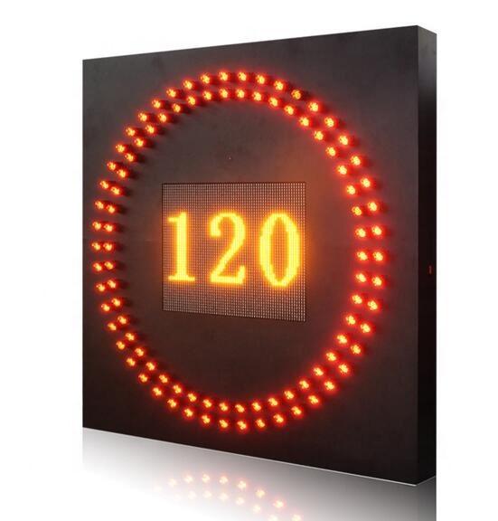 Quality Red Circle Full Color VMS Speed Limit Highway P10 Highway LED Signs for sale